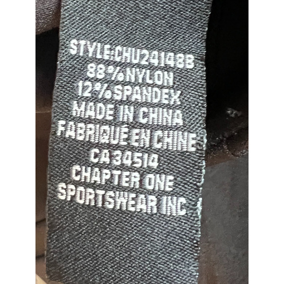 Nicole Miller Womens Pants Size XL Black Pull On Straight Leg High Rise Stretch - Picture 6 of 8